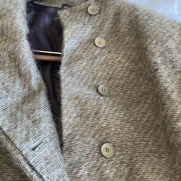 Ann Freedberg Designer Long Olive Green Mohair Jacket -Rebecca Jacket-Like New💚 - Picture 12 of 16